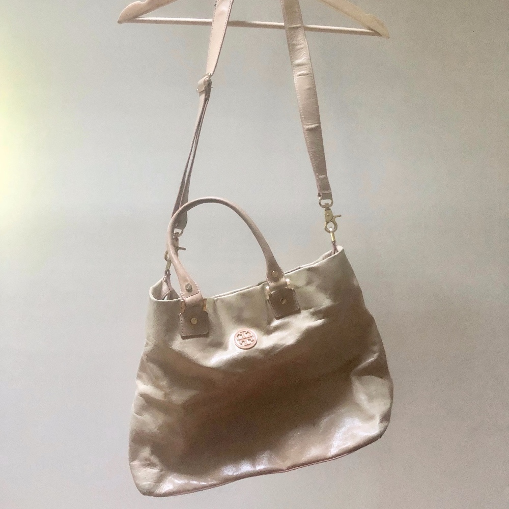 Tory Burch Pink Leather Satchel